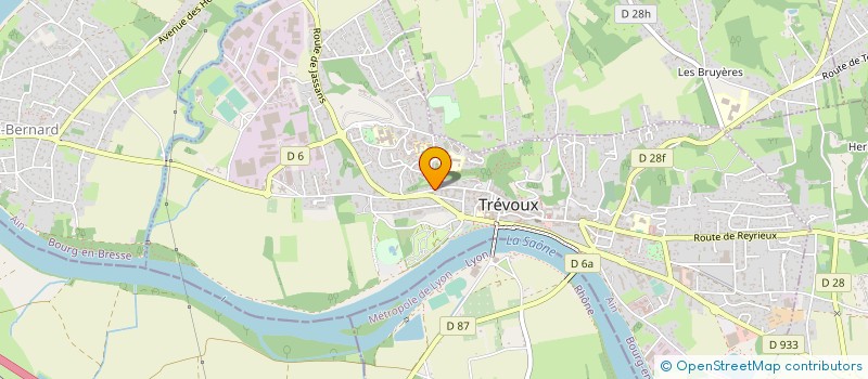 localisation de l'entreprise LABEL OUVRAGE à TREVOUX