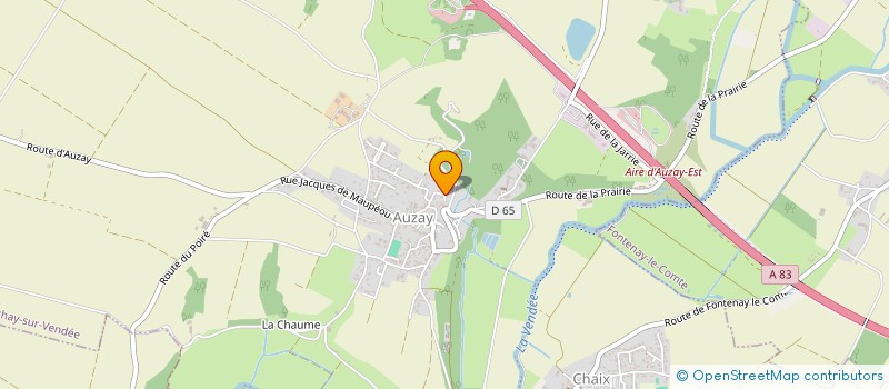 localisation de l'entreprise LABEL PIERRE  AUCHAY-SUR-VENDEE