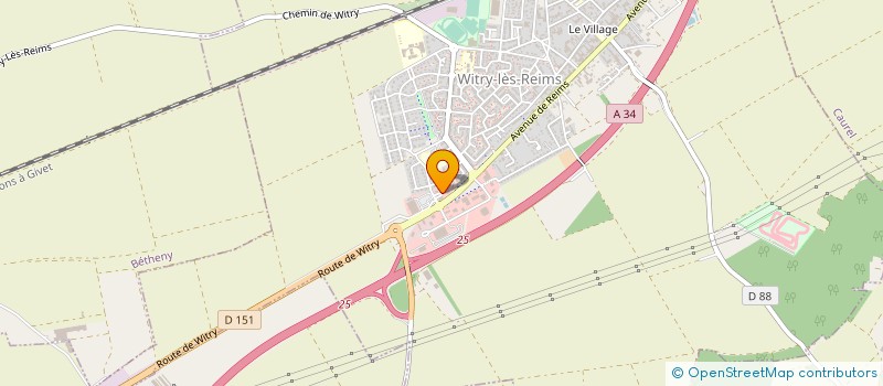 localisation de l'entreprise LABEL PORTE à WITRY-LES-REIMS