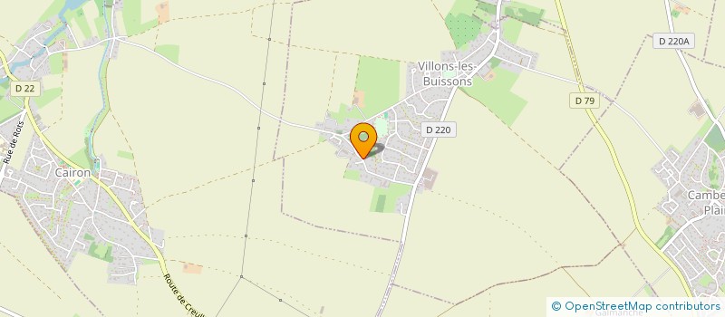 localisation de l'entreprise LABEL PRO  VILLONS-LES-BUISSONS