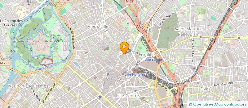 localisation de l'entreprise LABEL PRODUCTION  LILLE