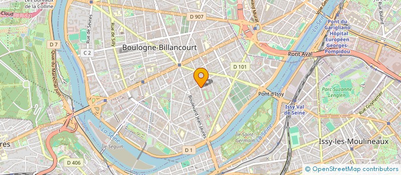 localisation de l'entreprise LABEL PROTHESE à BOULOGNE-BILLANCOURT