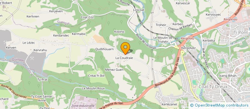 localisation de l'entreprise LABEL QUALITE EN ARBORICULTURE  PLEUGRIFFET