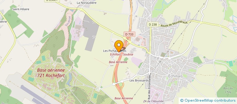 localisation de l'entreprise LABEL SCENE  ECHILLAIS