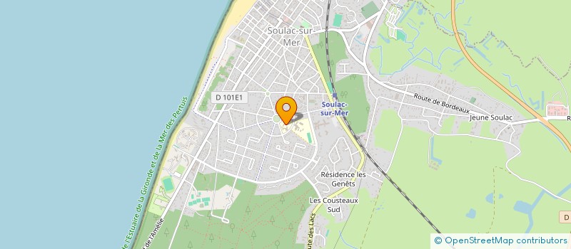 localisation de l'entreprise LABEL SOULAC SUR MER  SOULAC-SUR-MER