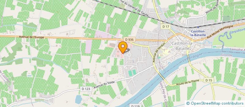 localisation de l'entreprise LABEL STICK  SAINT-MAGNE-DE-CASTILLON