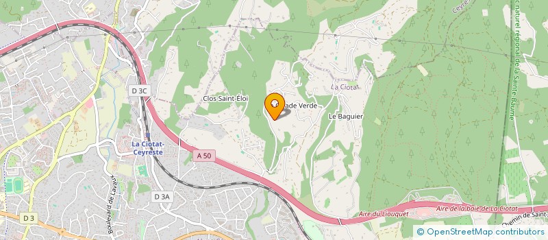 localisation de l'entreprise LABEL SWEAT L.B.  LA CIOTAT