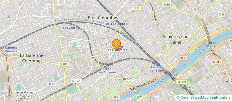localisation de l'entreprise LABEL TOILE à ASNIERES-SUR-SEINE