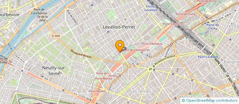 localisation de l'entreprise LABEL TOUR à CLICHY