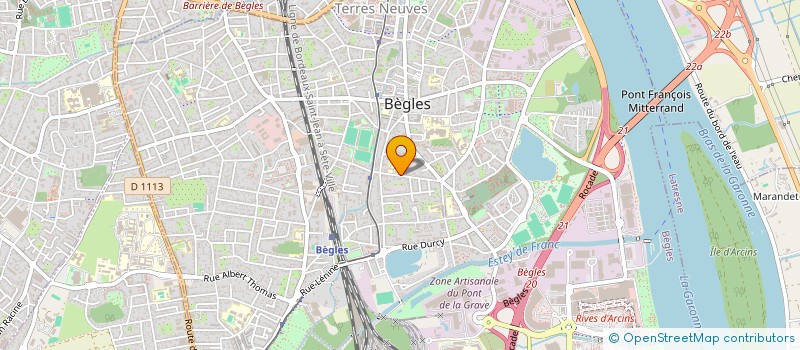 localisation de l'entreprise LABEL'VIE à BEGLES