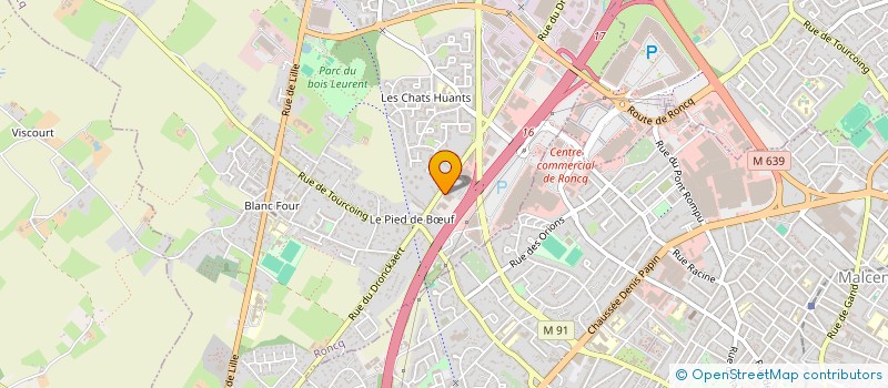 localisation de l'entreprise LABEL VIE RONCQ à RONCQ