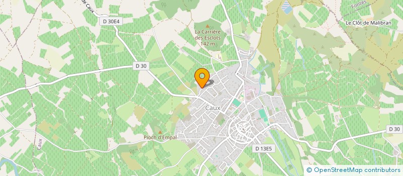 localisation de l'entreprise LABELEC  CAUX