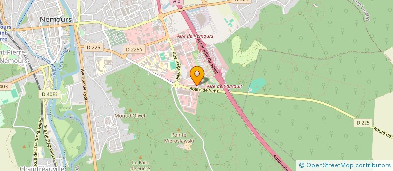 localisation de l'entreprise LABELIANS  NEMOURS