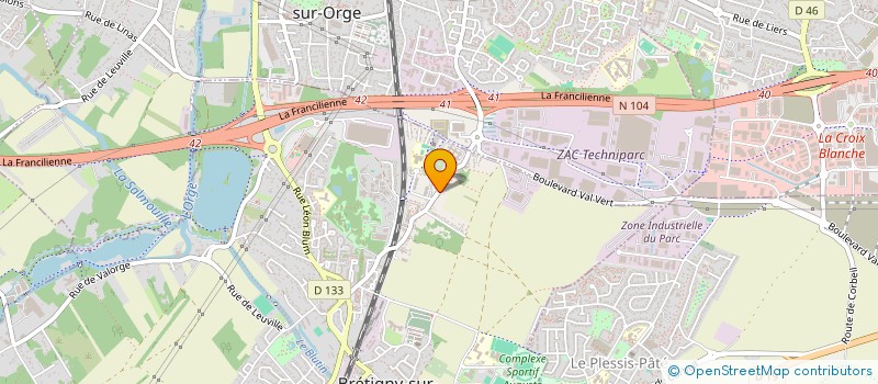 localisation de l'entreprise LABELIFE EVENTS S.A.S  BRETIGNY-SUR-ORGE
