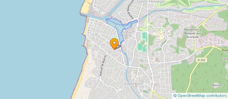 localisation de l'entreprise LABELIX à CAPBRETON