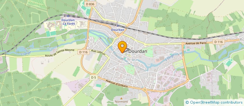 localisation de l'entreprise LABELLE  DOURDAN