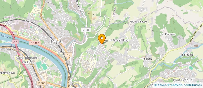 localisation de l'entreprise LABELLE IMMO  VIENNE