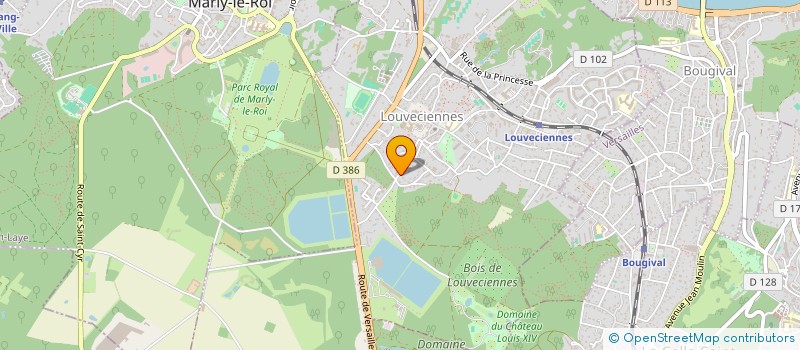 localisation de l'entreprise LABELLE PRODUCTION à LOUVECIENNES