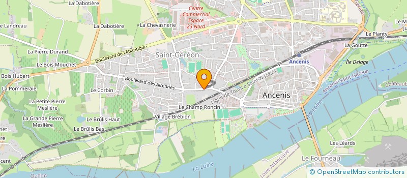 localisation de l'entreprise LABELLEHELOISE  ANCENIS-SAINT-GEREON