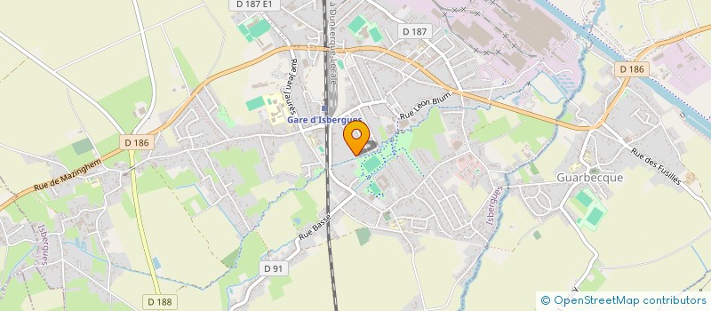 localisation de l'entreprise LABELLEIMMO  ISBERGUES