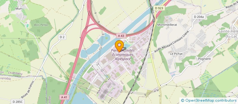 localisation de l'entreprise LABELLEMONTAGNE LOISIRS INDOOR 88  PORTE-DE-SAVOIE