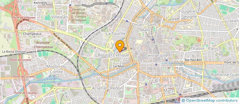 localisation de l'entreprise LABELS A RENNES  RENNES