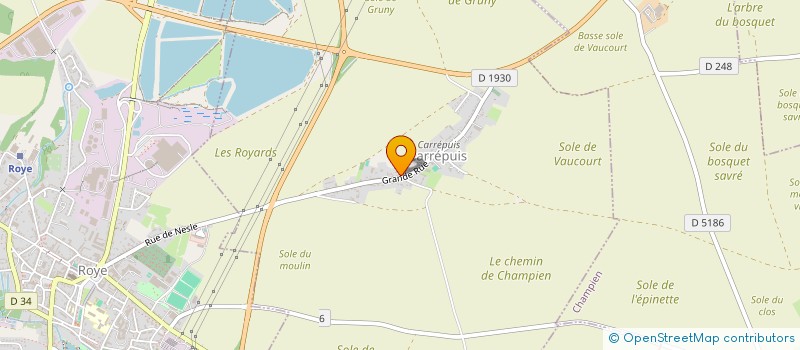 localisation de l'entreprise LABELTERRE  CHAMPIEN