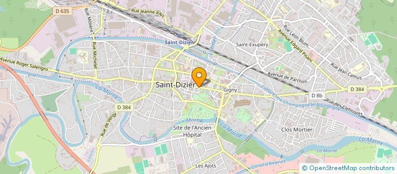 localisation de l'entreprise LABELY à SAINT-DIZIER
