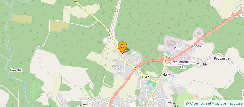 localisation de l'entreprise LABENBA  PONTONX-SUR-L'ADOUR