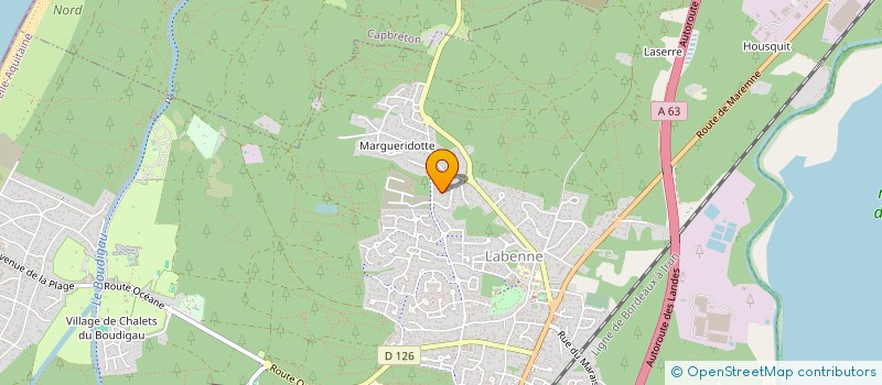 localisation de l'entreprise LABENNE'ART  LABENNE