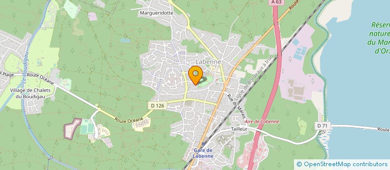localisation de l'entreprise LABENNE OLYMPIQUE SPORTING CLUB à LABENNE