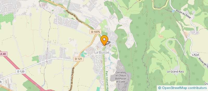 localisation de l'entreprise LABERT IMMO  LA BUISSE