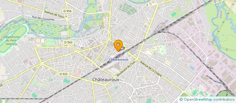 localisation de l'entreprise LABERY ET D.K. à CHATEAUROUX
