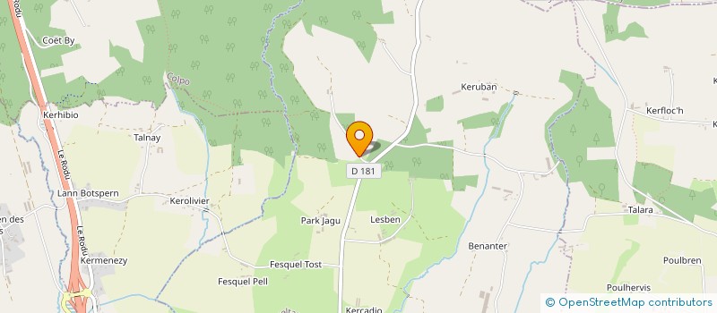 localisation de l'entreprise LABESOLO  GRANDCHAMP