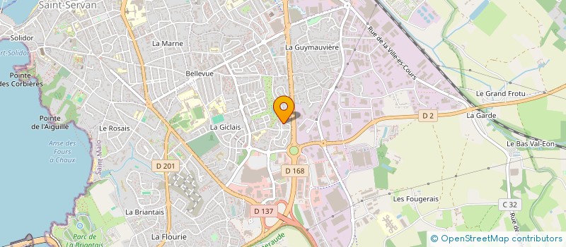 localisation de l'entreprise LABESSE CONSEIL à SAINT-MALO