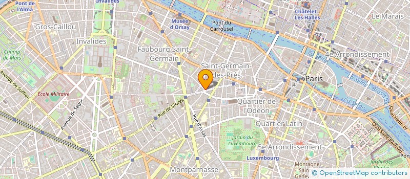 localisation de l'entreprise LABET&CIE à PARIS