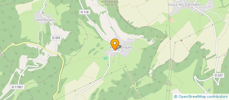 localisation de l'entreprise LABEUCHE à HYEMONDANS