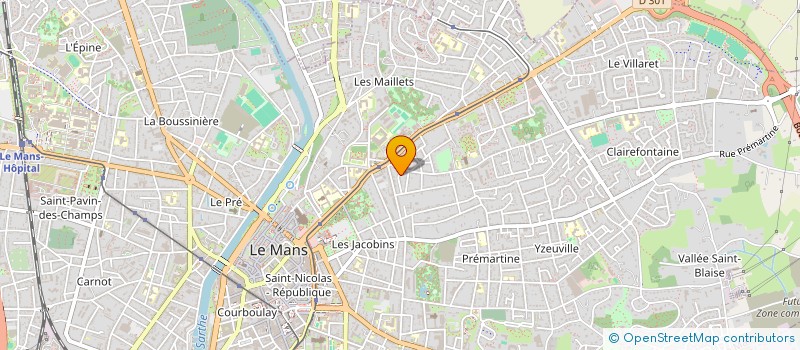 localisation de l'entreprise LABEVA  COUSSAC-BONNEVAL