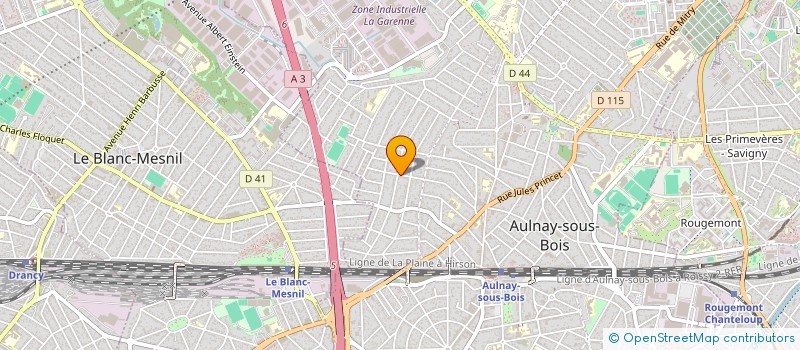 localisation de l'entreprise LABEY à AULNAY-SOUS-BOIS