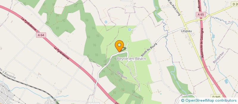 localisation de l'entreprise LABEYRIE  BEYRIE-EN-BEARN