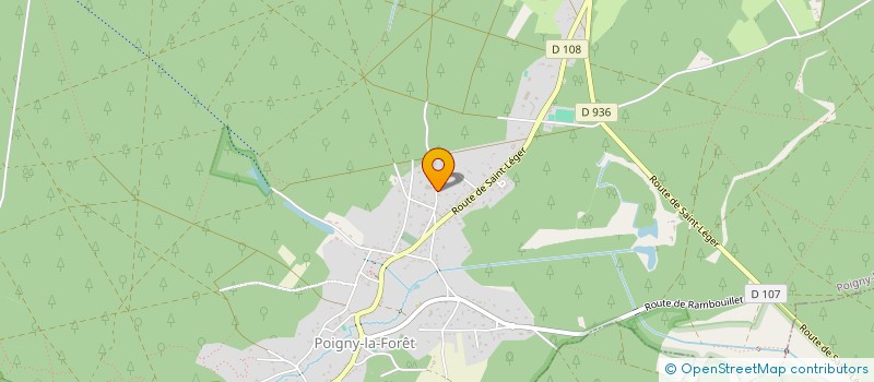 localisation de l'entreprise LABFAU  POIGNY-LA-FORET