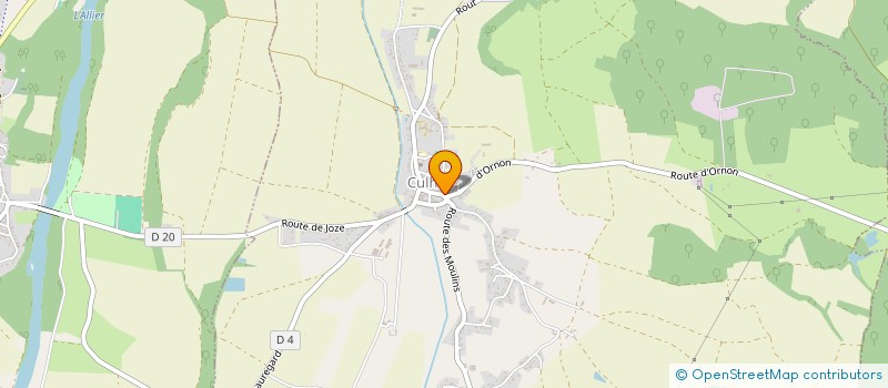 localisation de l'entreprise LABGIL  CULHAT