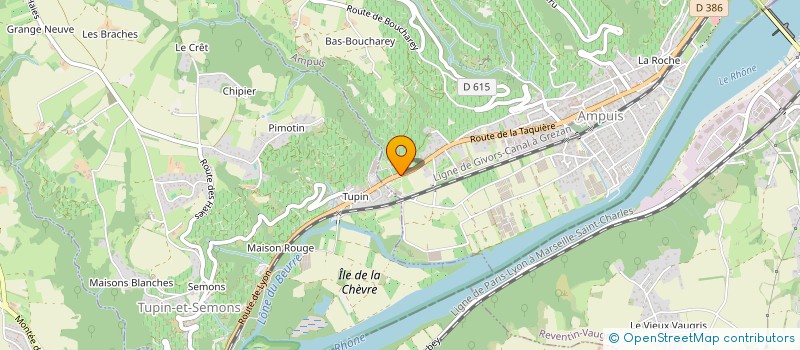 localisation de l'entreprise LABH HOLDING  AMPUIS