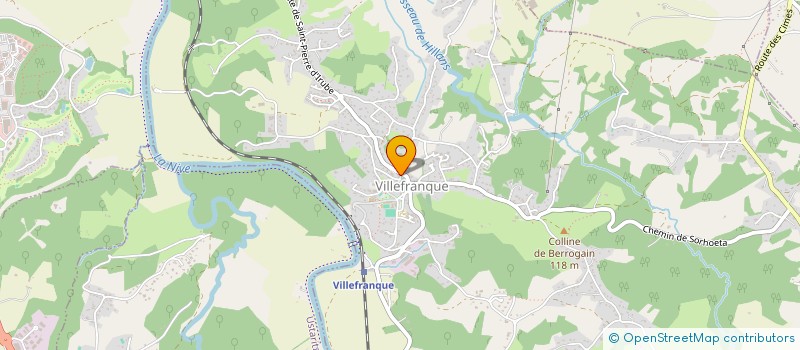 localisation de l'entreprise LABIA PIZZA  VILLEFRANQUE