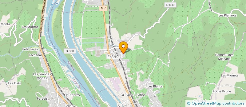 localisation de l'entreprise LABIADH IMPEXT INT - L.I.E.I. FRANCE  PONT DE L ISERE