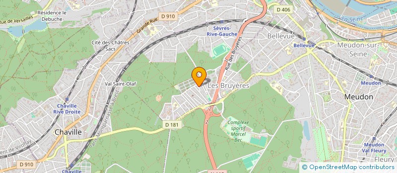 localisation de l'entreprise LABIANCA à SEVRES