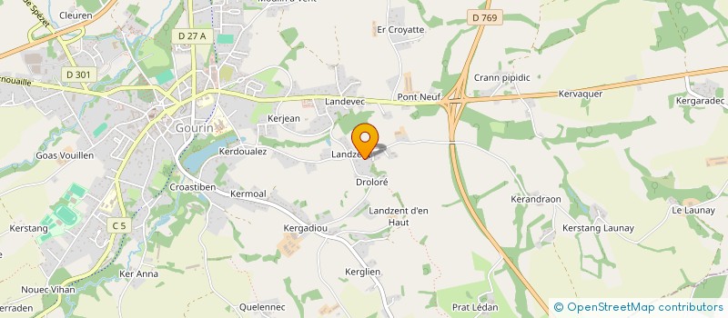 localisation de l'entreprise LABICYCLE  GOURIN