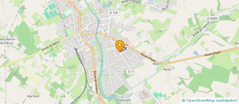 localisation de l'entreprise LABIDO  NERAC