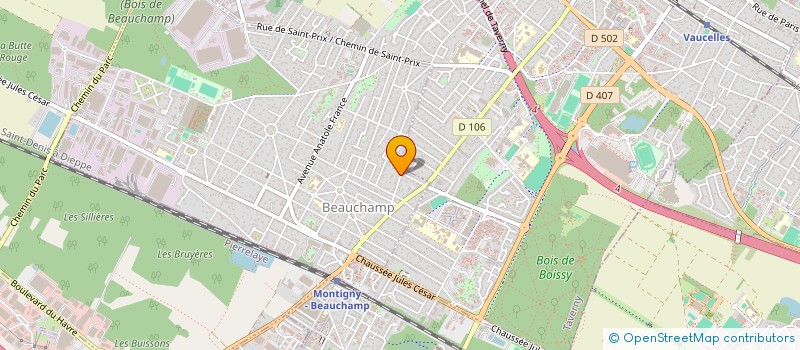 localisation de l'entreprise LABIGORNE  BEAUCHAMP