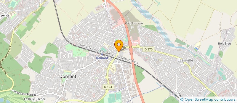 localisation de l'entreprise LABILLE AUTOMOBILE SERVICES  DOMONT